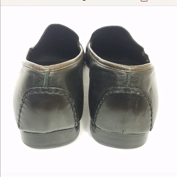 Cole Haan 8.5 B Black Leather Flats work - Picture 3 of 8